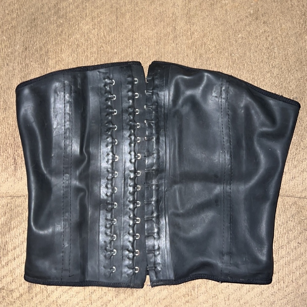 Gently used waist trainer with the metal rods inside